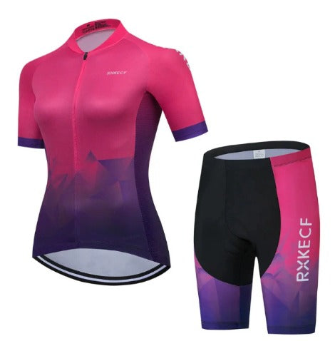 BORA Ensemble Fahrradsport Damen Trikot & Radhose atmungsaktiv