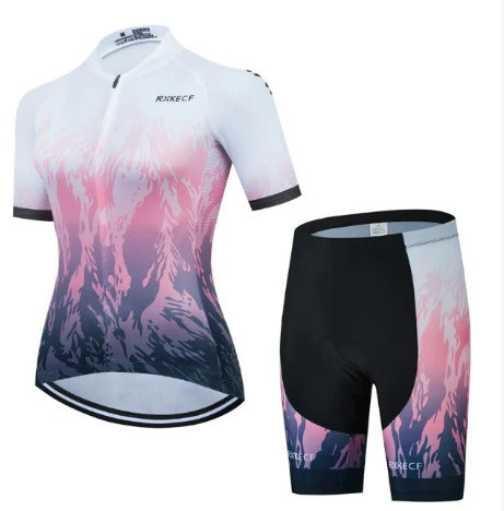 BORA Ensemble Fahrradsport Damen Trikot & Radhose atmungsaktiv