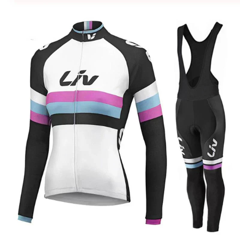 LIV V2 | Winter-Cycling-Set PRO für Damen mit Latzhosen