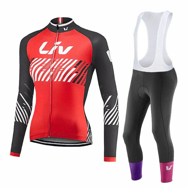 LIV V2 | Winter-Cycling-Set PRO für Damen mit Latzhosen