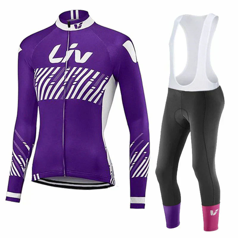 LIV V2 | Winter-Cycling-Set PRO für Damen mit Latzhosen