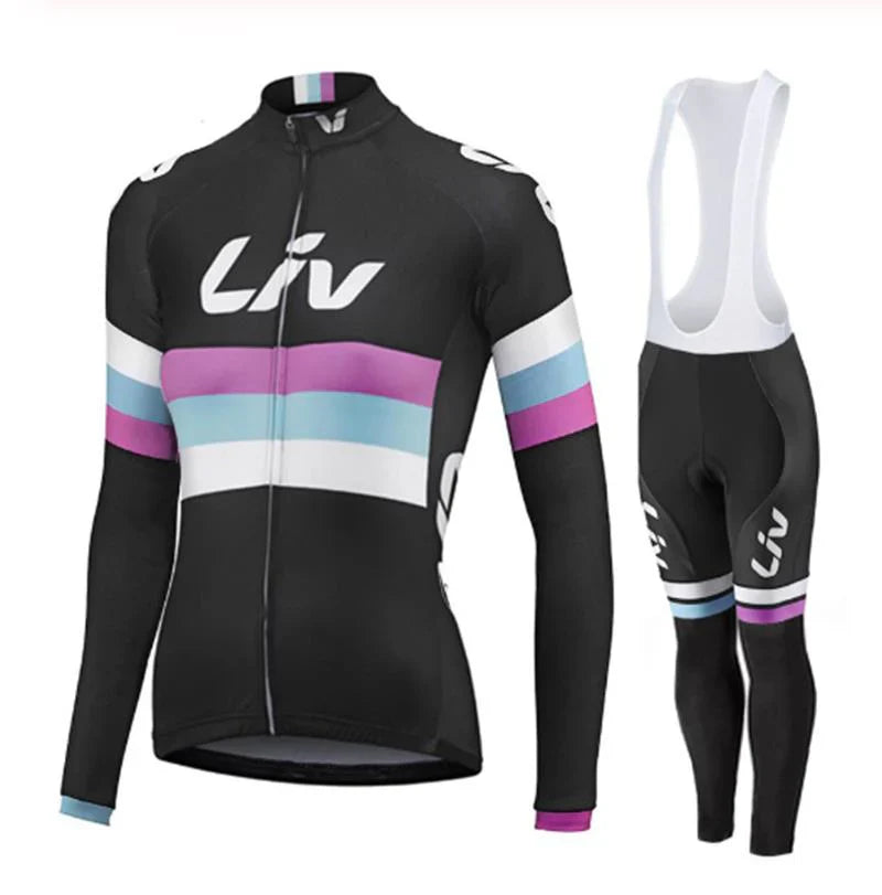 LIV V2 | Winter-Cycling-Set PRO für Damen mit Latzhosen
