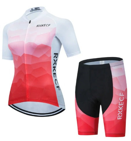BORA Ensemble Fahrradsport Damen Trikot & Radhose atmungsaktiv