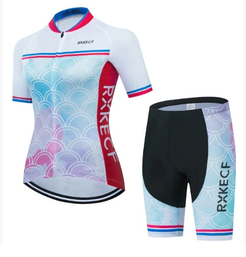 BORA Ensemble Fahrradsport Damen Trikot & Radhose atmungsaktiv