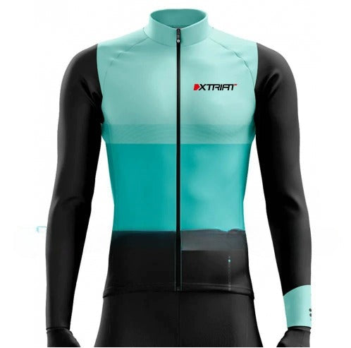 XTRIAT Fahrradtrikot Winter Herren | Fleece, Warm & Kälteresistent