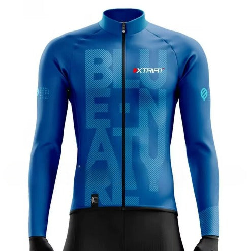 XTRIAT Fahrradtrikot Winter Herren | Fleece, Warm & Kälteresistent