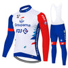 FDJ | Professionelles Langarm-Radsport-Set