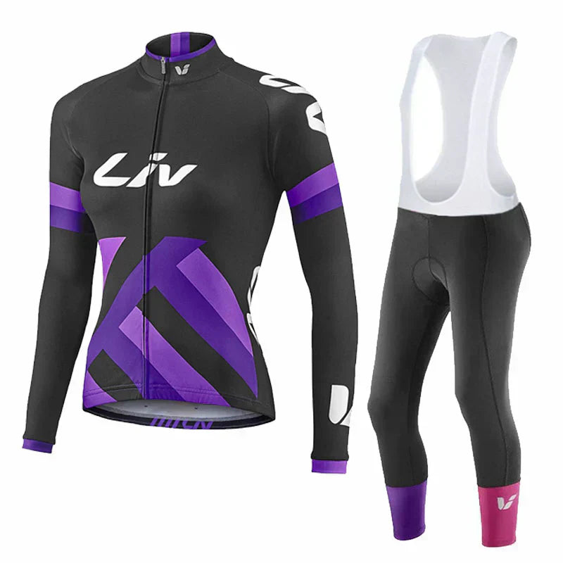 LIV V2 | Winter-Cycling-Set PRO für Damen mit Latzhosen